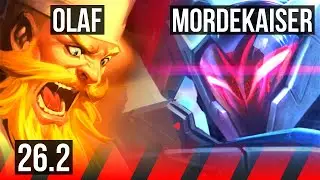 OLAF vs MORDEKAISER (TOP) | KR Diamond | 26.2