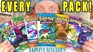 OPENING EVERY POKEMON PACK IN DIAMOND AND PEARL!