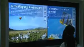 TouchTable technology at Meetings Africa 2013