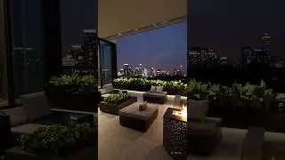 Luxury Rooftop Terrace | Skyline Views & Modern Outdoor Living 🌃🔥 | InsideOutDesign