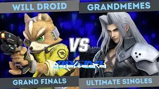ARENA DUPLICATA #3 GRAND FINALS - Will Droid (Fox, Mario) Vs. Grandmemes (Sephiroth) - SSBU BRASIL