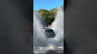 Range Rover vs Water #ruffordford #rangerover #landrover #water #car #flood