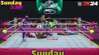 WWE 2k24 (CAW) - Sunday Scrap (Week 31) - Wrestlemania pre-show battle royale!