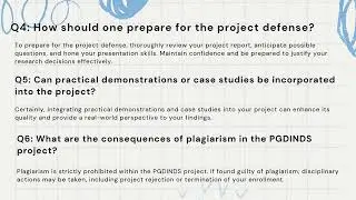 Guidelines for the IGNOU PGDINDS Project (MISP-21) | IGNOU PROJECT