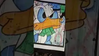 dinero🤑👀 #donaldduck #dinero #youtube #art #money #donald #cartoonart