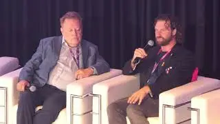 Anthem Blanchard and Michael Terpin at Futurist Conference 2019