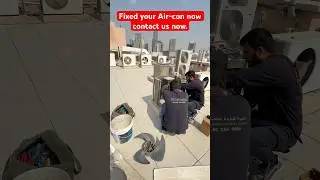 Expert Outdoor AC Repair in Dubai. Al Hayat Al Barida HVAC Services. Contact us now. #acrepair
