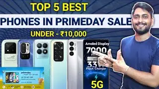 🔥Top 5 Best Phones Under ₹10000 In Amazon Primeday Sale 2022 | Amoled | 7000mAh | 33W Charging | 5G
