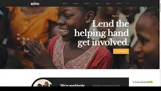 Azino - Nonprofit Charity Vue Nuxt Template ngo 11 Easy Create Website