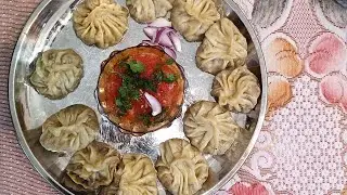 🥦🥕🌽 Veg Momos Recipe in Hindi l Home Made Easy Making Momos l बाजार जैसी मोमोज बनाने की विधि