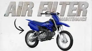 How To Change the Air Filter on a Yamaha TT-R110E