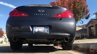2008 G35 Sedan Exhaust | Muffler + Resonator Delete & Magnaflow Glasspacks