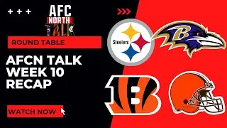 🚨🔥 WEEK 10 AFC NORTH RECAP: THE DIVISION IS... AWFUL?