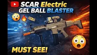 SCAR Electric Gel Ball Blaster Review ⚡ Upgraded Beast from Gel Toy Nation #SCARGelBlaster