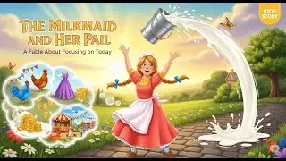 🔴 LIVE: The Milkmaid and Her Pail | Children's Bedtime Story with Sleep Music | Kids Fable