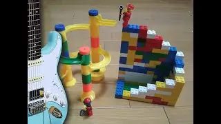 Lego & BallCoaster Stop Motion with a Guitar Track