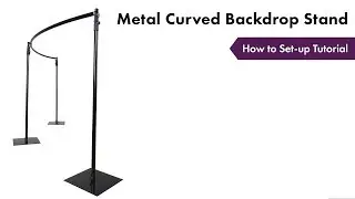 Metal Curved Backdrop Stand Tutorial | How To Setup | | eFavormart.com