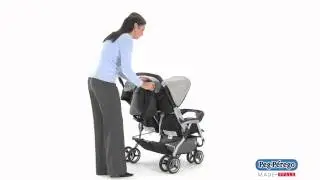 2011 Double Stroller - Peg Perego Aria Twin 60/40 - How to Attach the Borsa Mamma Diaper Bag