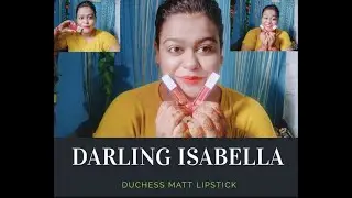 #DarlingIsabellamattelipstick #DarllingIsabella | darling Isabella liquid lipstick swatches 💋|