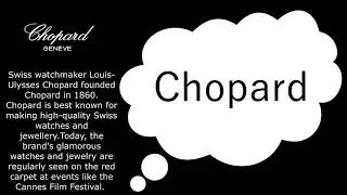 Chopard! How To Pronounce The Most Expensive Watches In The World!