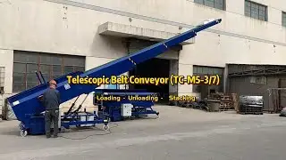 TC-M5-3/7 Telescopic Belt Conveyor for Truck Loading Unloading and Warehouse Bag Stacking