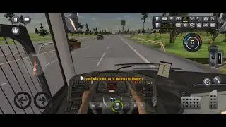 Dirigindo ônibus mais tudo dando errado o nome do jogo é bus simulador otimate