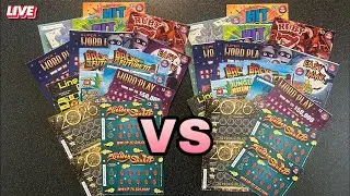 LIVE $200 BATTLE Of Australian Scratch Tickets Between Two Stores!!
