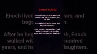 962 Years&hellip; Then Enoch Walked With God |  Enoch Did Not Die | What kind of life makes God take you?