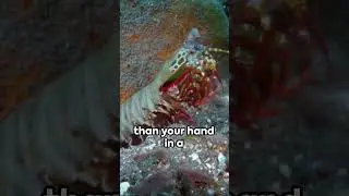 Mantis Shrimp: The Rainbow Assassin of the Deep 🌈🦐 #NatureMarvels #PredatorFacts #oceanwonders