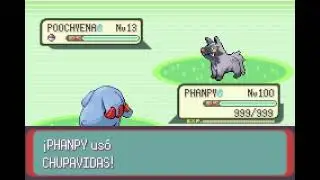 POKEMON EMERALD | PHANPY | CHUPAVIDAS | LEECH LIFE