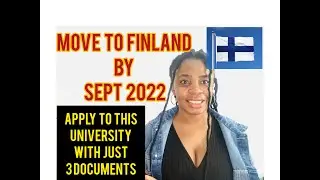 OPEN ADMISSION IN FINLAND | HOW TO APPLY | STUDY IN FINLAND #FinlandImmigration #studyInFinland
