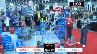2015 VRC Engr Q72 - 5069X 1028C vs 8248A 9364 - 79 to 61 - VEX Worlds 2015 - Engineering Division