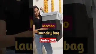 Laundry bag meesho Rs.202 #shortvideo #minivlog #viralvideo #virqlshorts #onlineshopping