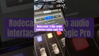 Quick setup using rodecaster 2/duo as an audio interface #music #recordingtips #rodecasterpro #r&oslash;de