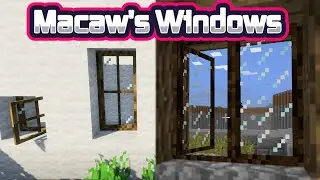 ОКНА МОД В МАЙНКРАФТ. Macaw's Windows. ОБЗОР МОДОВ #60