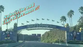 Walt Disney World Resort Monorail: The Resort Line Monorail being followed by Express Line Monorail