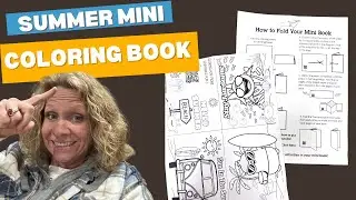 How To Assemble The Mini Summer Coloring Book