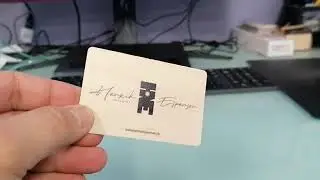 Wooden Business card