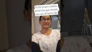 If the screen shakes when the gun shoots you are afraid to die! #alwayssharanya #2026 #Pite&aring; #fun