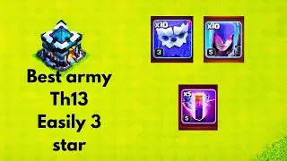 Mass witch yeti attack strategy on Town Hall 13!Best attack strategy on th13 