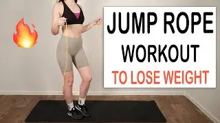 10 MIN JUMP ROPE WORKOUT TO LOSE WEIGHT, Burn Workout, Super Sweaty