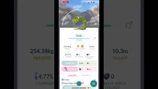We catch shiny Onix!