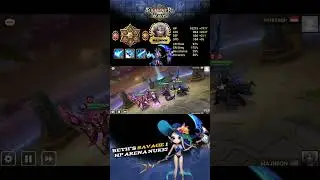 Beth Drops Everyone to 1 HP in Arena! #summonerswar #shortviral #shorts