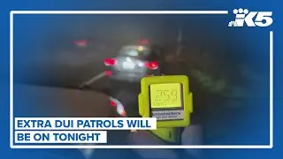 Extra law enforcement officers patrolling for DUIs today