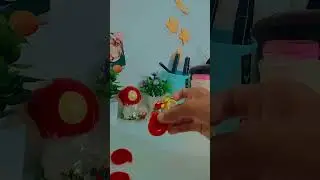 simple 😁 key chain making 🩵 with pipe cleaner 🍒 cherry 🌸 craft by rudhra ♾️ #keycraft #keyhooks