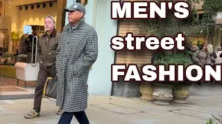 Men&rsquo;s Winter Street Fashion in London : Timeless & Elegant Looks