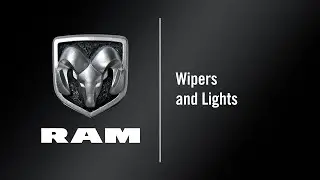 Wipers and Lights | How To | 2021 Ram ProMaster City