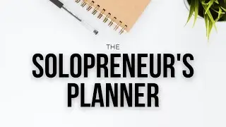 The ONLY planner for solopreneurs (a sneak peak of the Ritual Design Planner)!