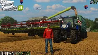 From Wheat Harvest to Bale Making | HUTAN PANTAI | Farming Simulator 25 | Time Lapse#3