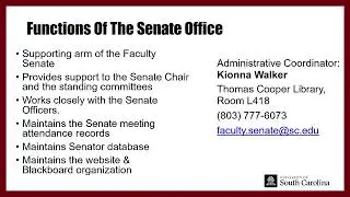 New Faculty Orientation - Faculty Senate